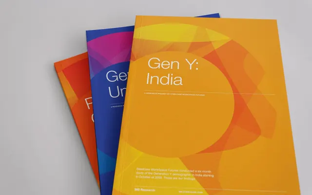Gen Y: India Publication, minimal, geometric, vibrant