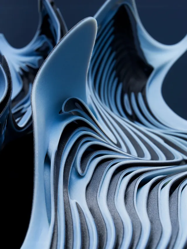 Abstract Fluid 3D Render, 3d-render, abstract, cool