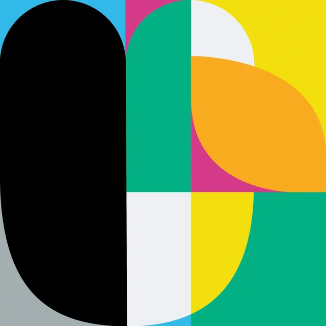 Geometric Abstract Composition, geometric, minimal, vibrant