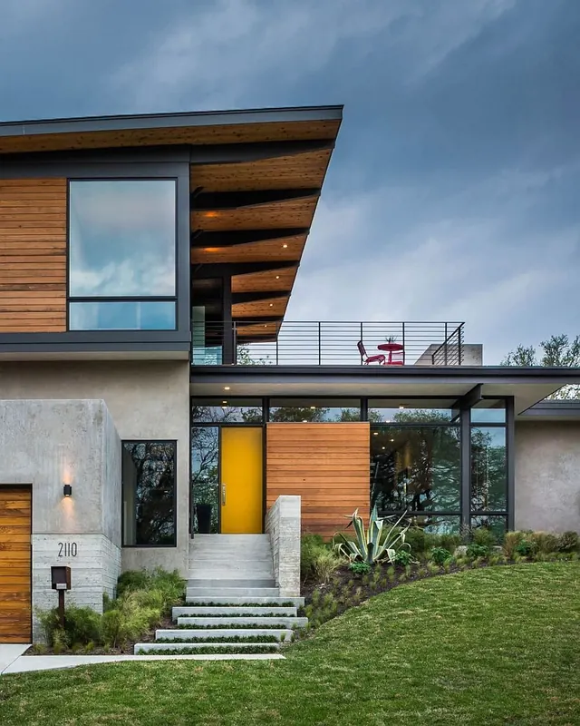 Modern Architectural Residence, minimal, corporate-clean, muted
