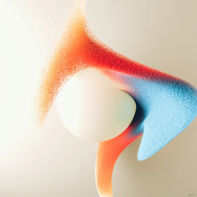 Abstract Gradient Sphere, abstract, gradient-heavy, vibrant