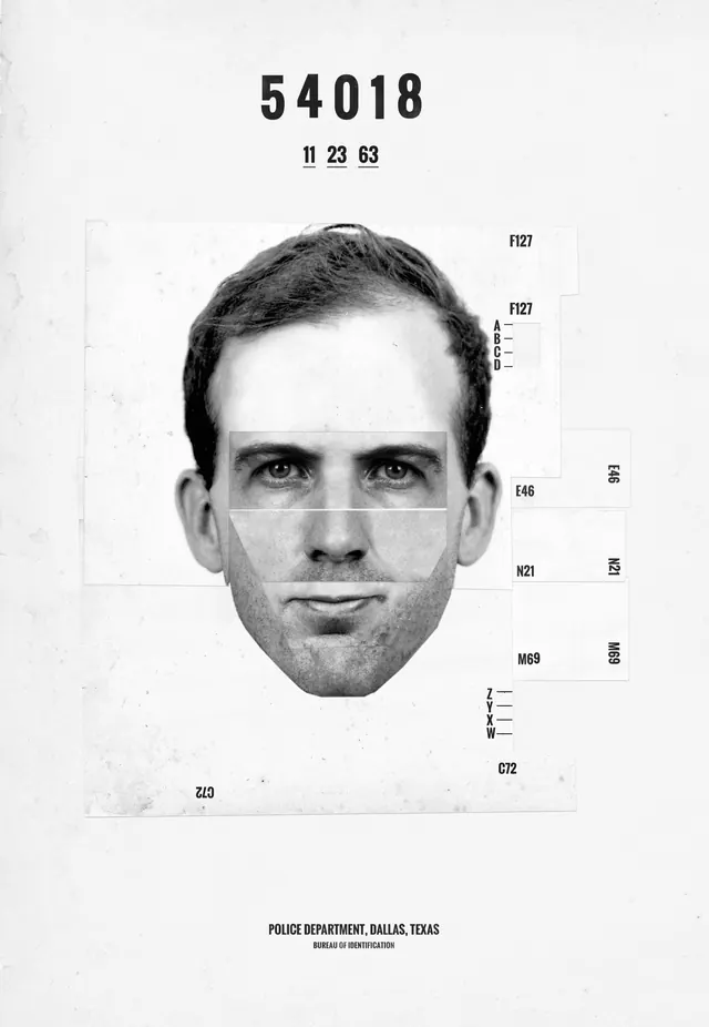 Portrait Identity Specimen, swiss, minimal, monochrome