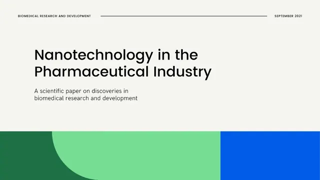 Biomedical research white paper cover, corporate-clean, minimal, light