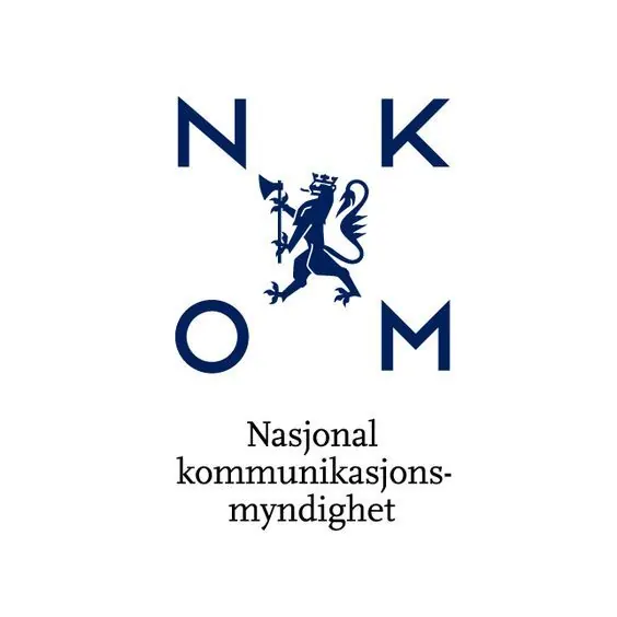Norwegian lion heraldic monogram, geometric, minimal, light