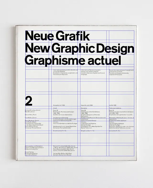 New Graphic Design Type Specimen, swiss, minimal, monochrome