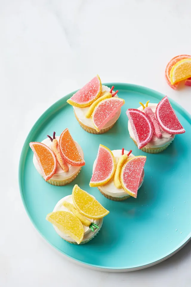 Fruit Slices Composition, flat, minimal, vibrant