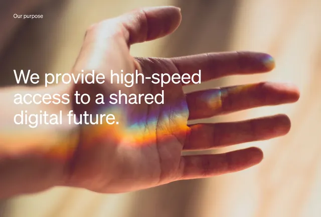 Hand with spectral light-refraction gradient, gradient-heavy, organic, warm