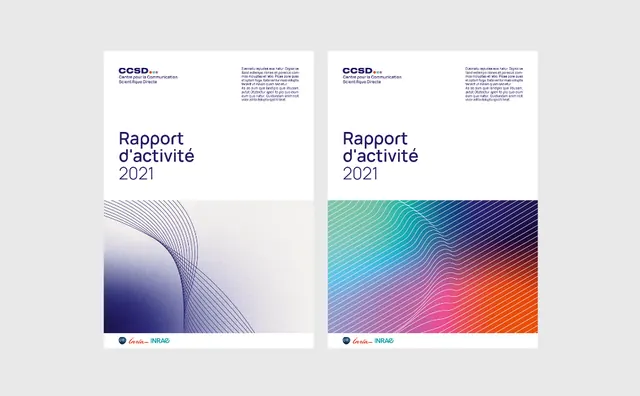 Annual report covers: dual gradient wave patterns, minimal, gradient-heavy, cool