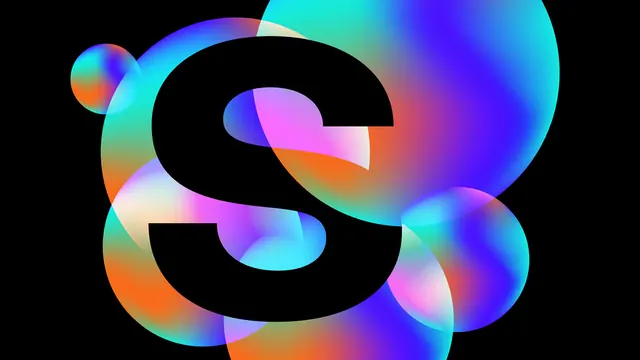 Object Sans typeface specimen with gradient overlay, gradient-heavy, display, vibrant
