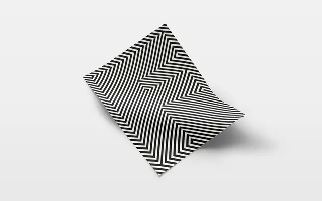 Ciutat Flamenco pattern identity, geometric, abstract, monochrome