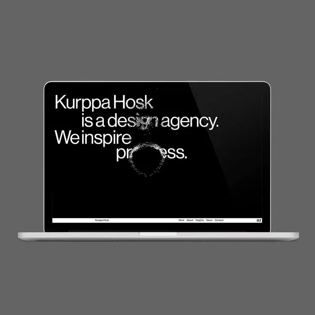 Kurppa Hosk Agency Mockup, minimal, dark-mode, dark