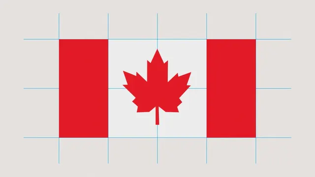 Canadian Flag Graphic