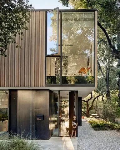 Modern Wood and Glass Architecture, minimal, organic, earthy