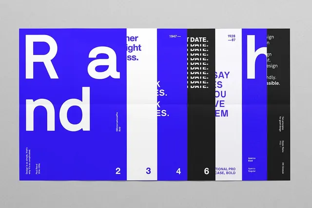 Rand Typography Specimen