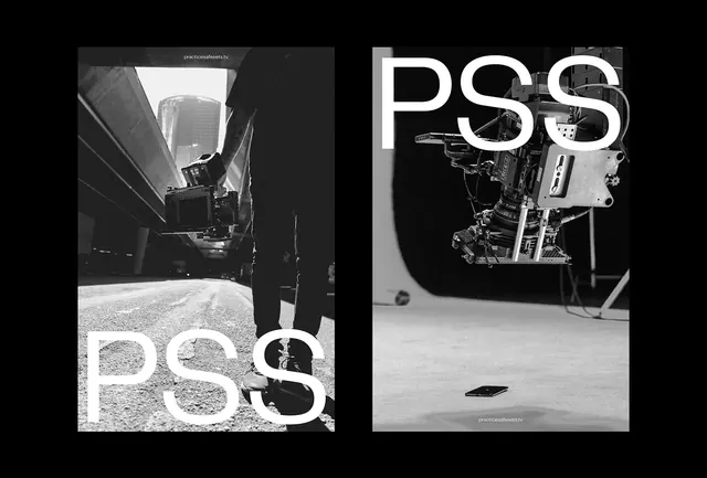 PSS Monochromatic Identity, brutalist, monochrome, monochrome