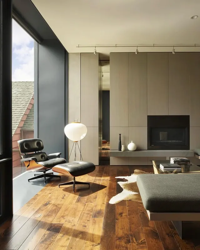 Modern Interior Living Space, minimal, luxury, warm