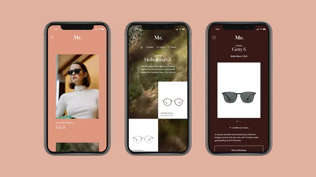Mobile App UI Mockups, minimal, light-mode, light