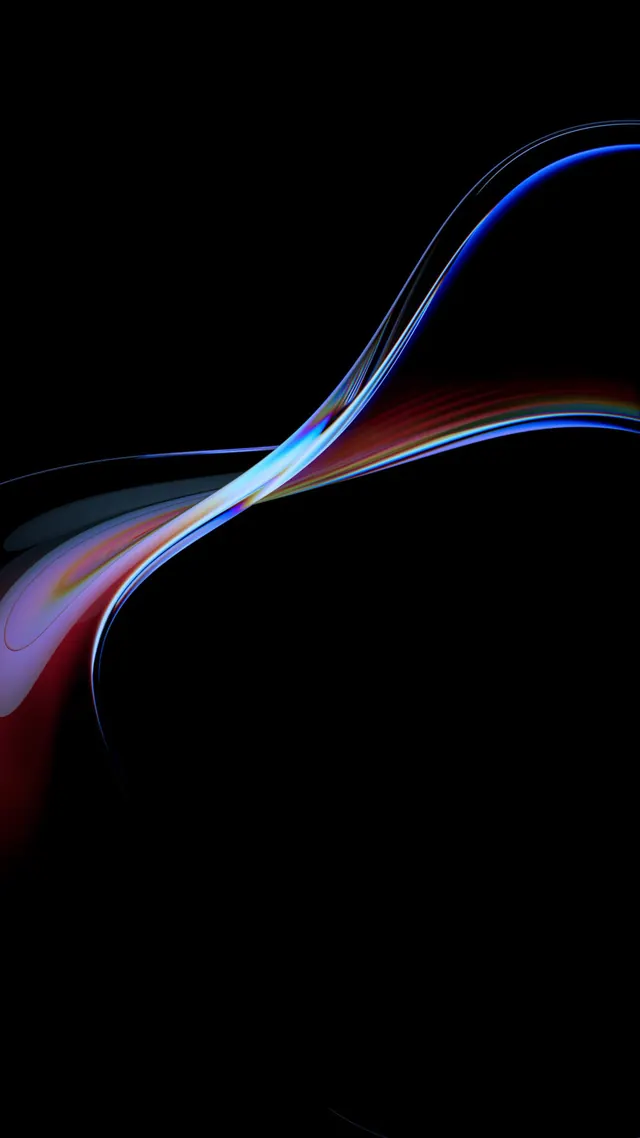 Abstract Fluid Curves, gradient-heavy, abstract, dark