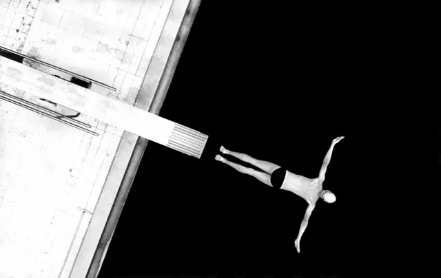 Abstract Geometric Composition, minimal, brutalist, monochrome