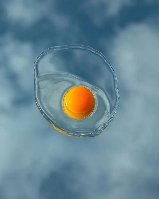Floating Sphere in Bubble, 3d-render, abstract, vibrant