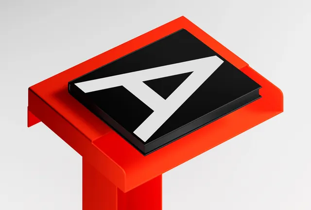 Abstract Geometric Logo, 3d-render, geometric, vibrant