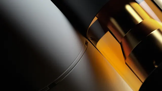 Metallic Gold and Black Abstract Detail, luxury, minimal, dark
