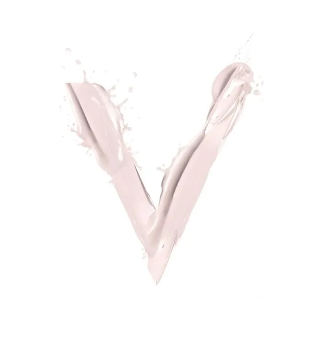 Abstract Pink Stroke, organic, minimal, pastel
