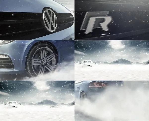 Automotive Performance Visuals, photographic, dark-mode, dark