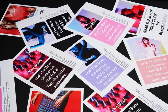 Collage of Brand Identity Assets, maximalist, abstract, vibrant