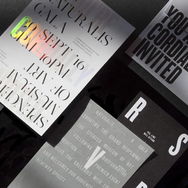 Event Promotion Layout, brutalist, neo-brutalist, dark