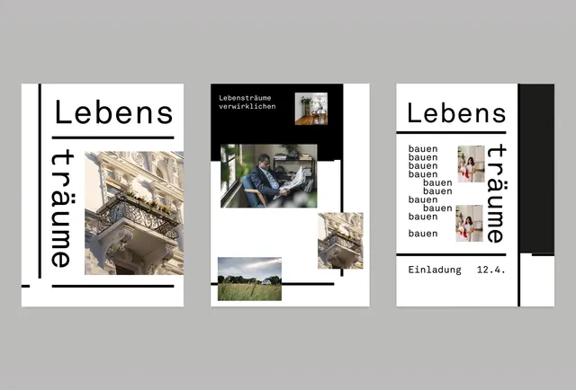 Lebens Identity System, swiss, minimal, monochrome