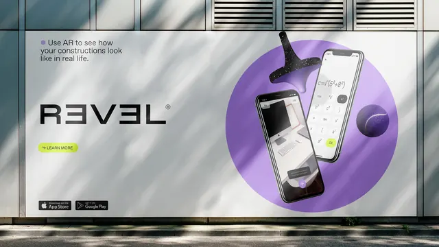 Reval Brand Identity Mockup, corporate-clean, technical, light