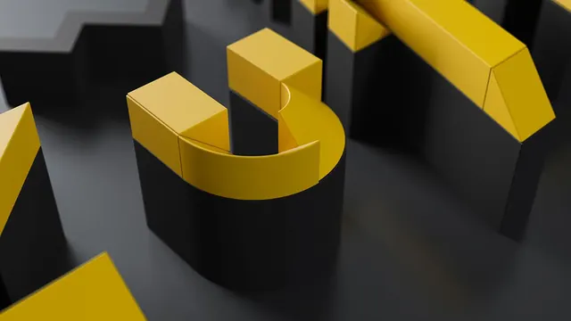 3D Abstract Geometric Shapes