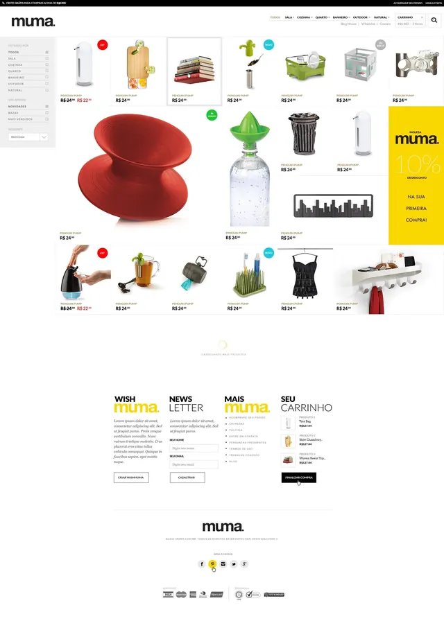 Muma Brand Identity System, minimal, corporate-clean, vibrant
