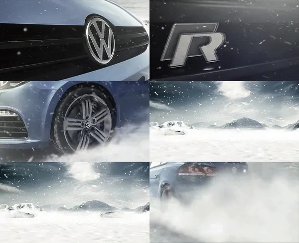 Automotive Performance Visuals, photographic, dark-mode, dark