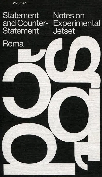 Statement and Counter-Statement, brutalist, monochrome, high-contrast