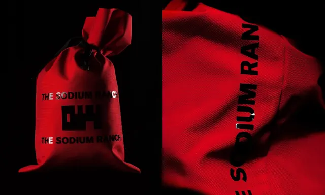 Red Fabric Branding Mockup, minimal, monochrome, high-contrast
