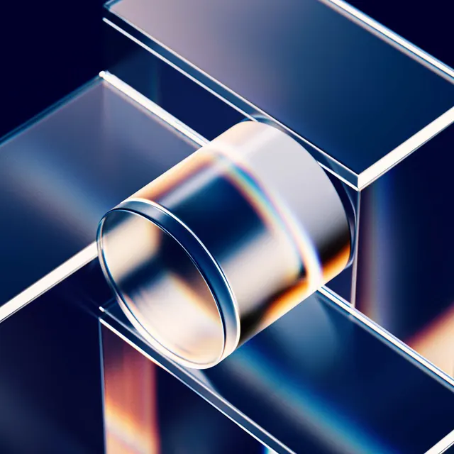 Abstract 3D Geometric Composition, 3d-render, abstract, dark