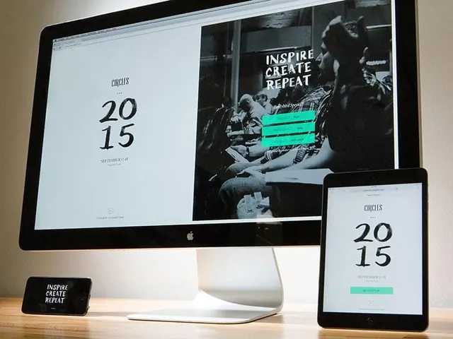 Desktop and Mobile UI Mockup, minimal, corporate-clean, light