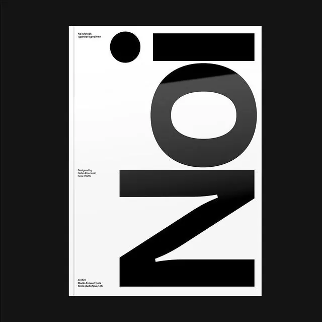 OZONE Typography Layout, swiss, minimal, monochrome