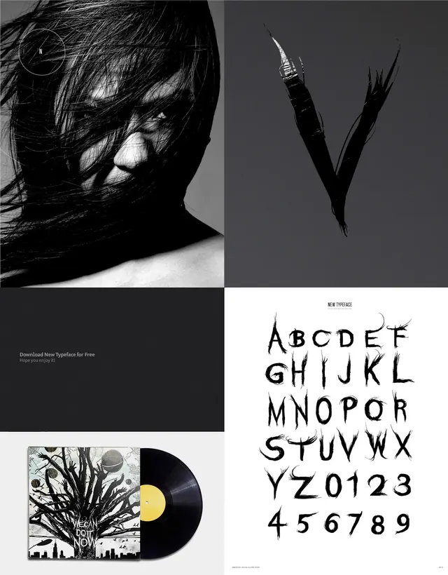 Typography and Visual Identity Reference, minimal, monochrome, monochrome