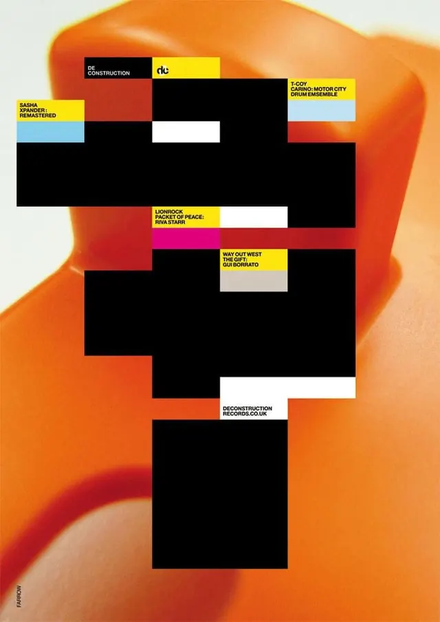 Abstract Geometric Layout, brutalist, neo-brutalist, vibrant
