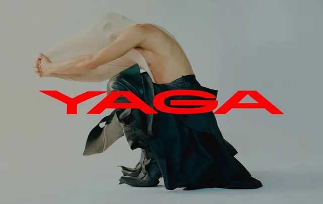 YAGA Brand Identity, minimal, editorial, high-contrast