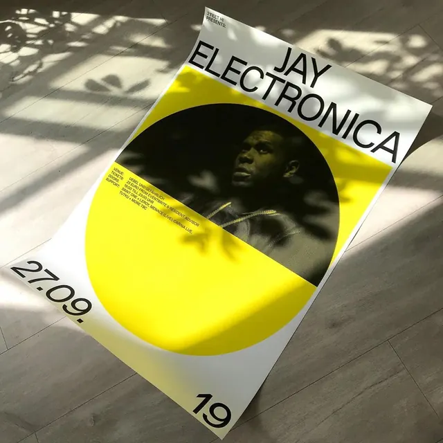 Jay Electronica Album Artwork Mockup, minimal, editorial, vibrant