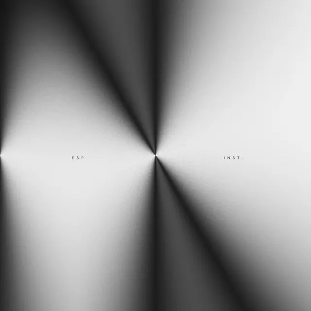 Abstract Radial Gradient Composition, minimal, monochrome, monochrome