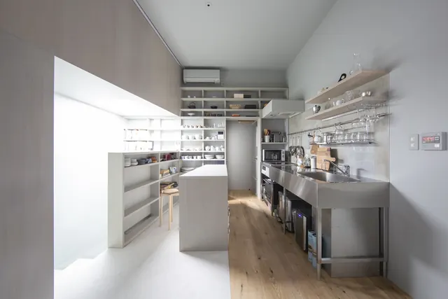 Modern Minimalist Kitchen Interior, minimal, light-mode, light