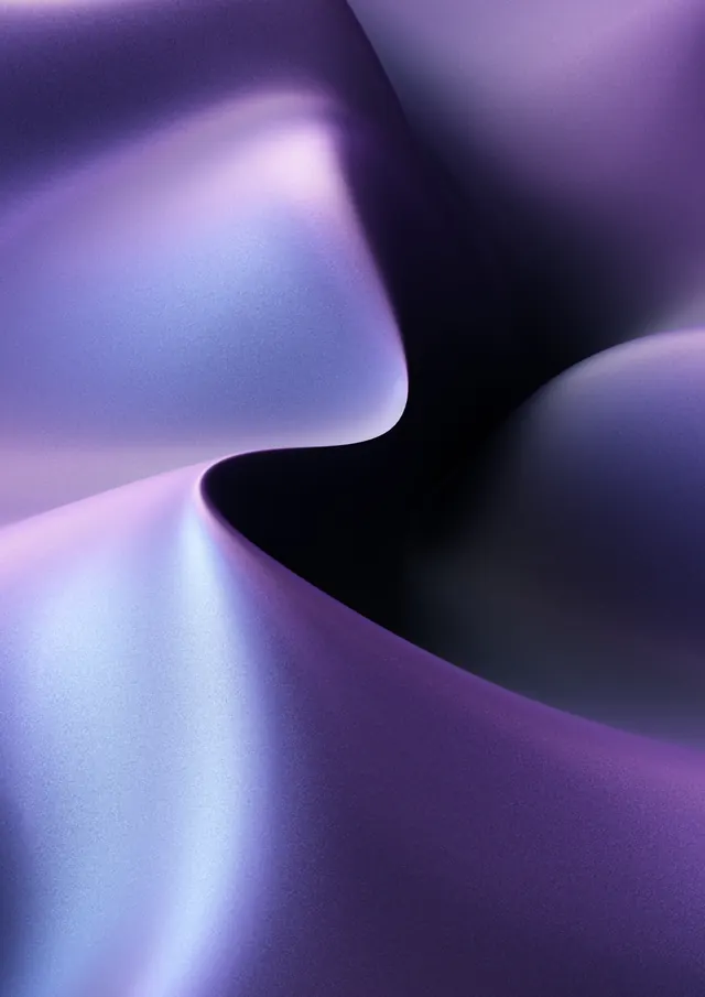 Abstract Purple Fabric Wave, abstract, 3d-render, vibrant