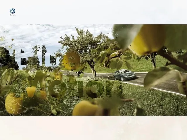 Landscape Collage with Botanical Elements, organic, maximalist, muted