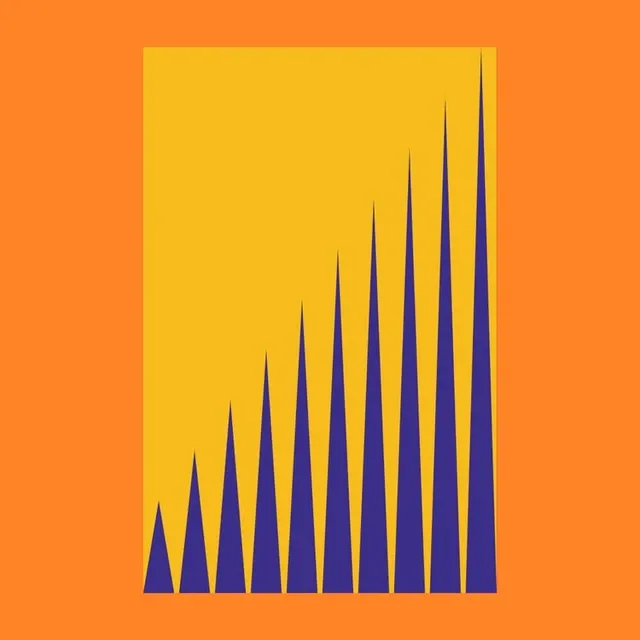 Geometric Gradient Pattern, minimal, geometric, vibrant