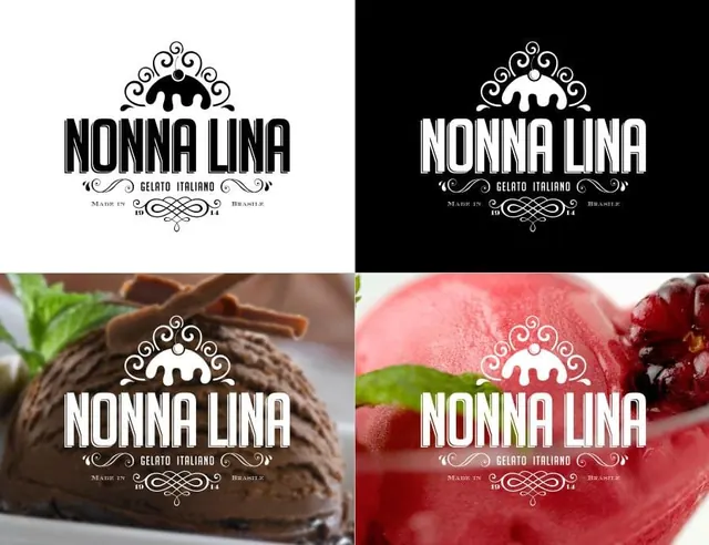 Nonna Lina Branding Identity, minimal, luxury, high-contrast
